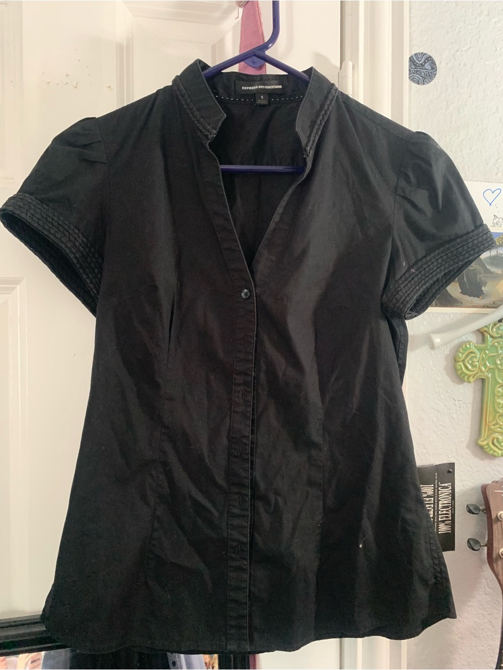 Black feminine blouse